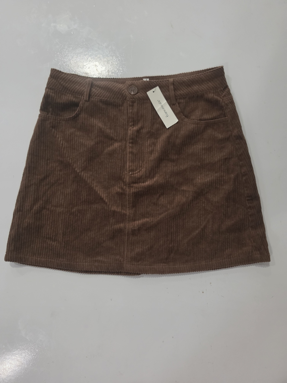 Francesca's NWT Button Front A-Line Skirt Mini Women's Size M Boho